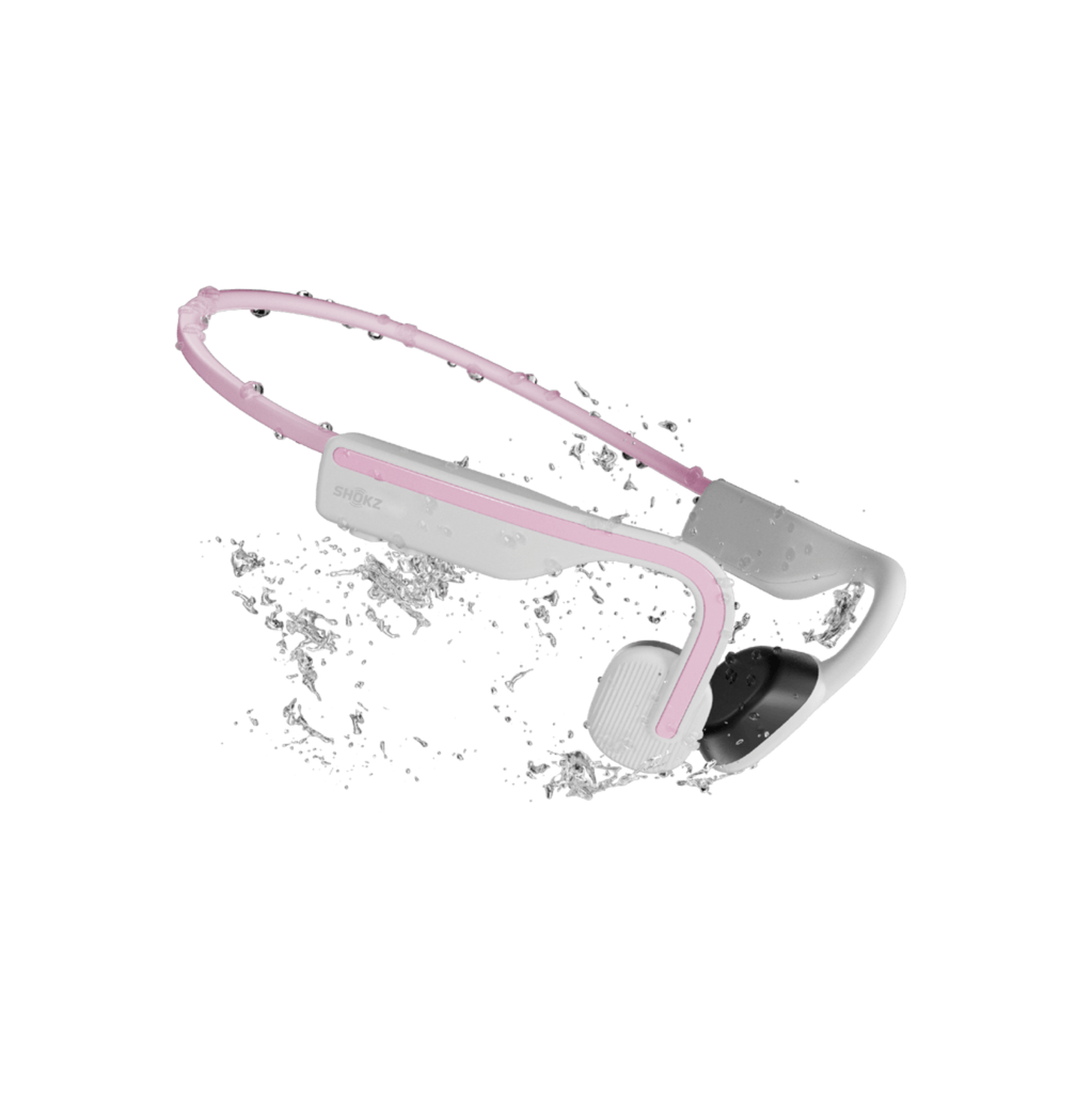 Shokz OpenMove Draadloze Open-ear Bone Conduction Koptelefoon Roze