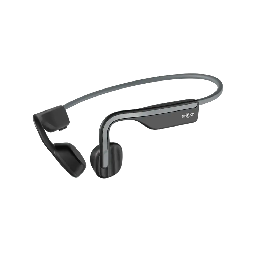 Shokz OpenMove Draadloze Open-ear Bone Conduction Koptelefoon Grijs