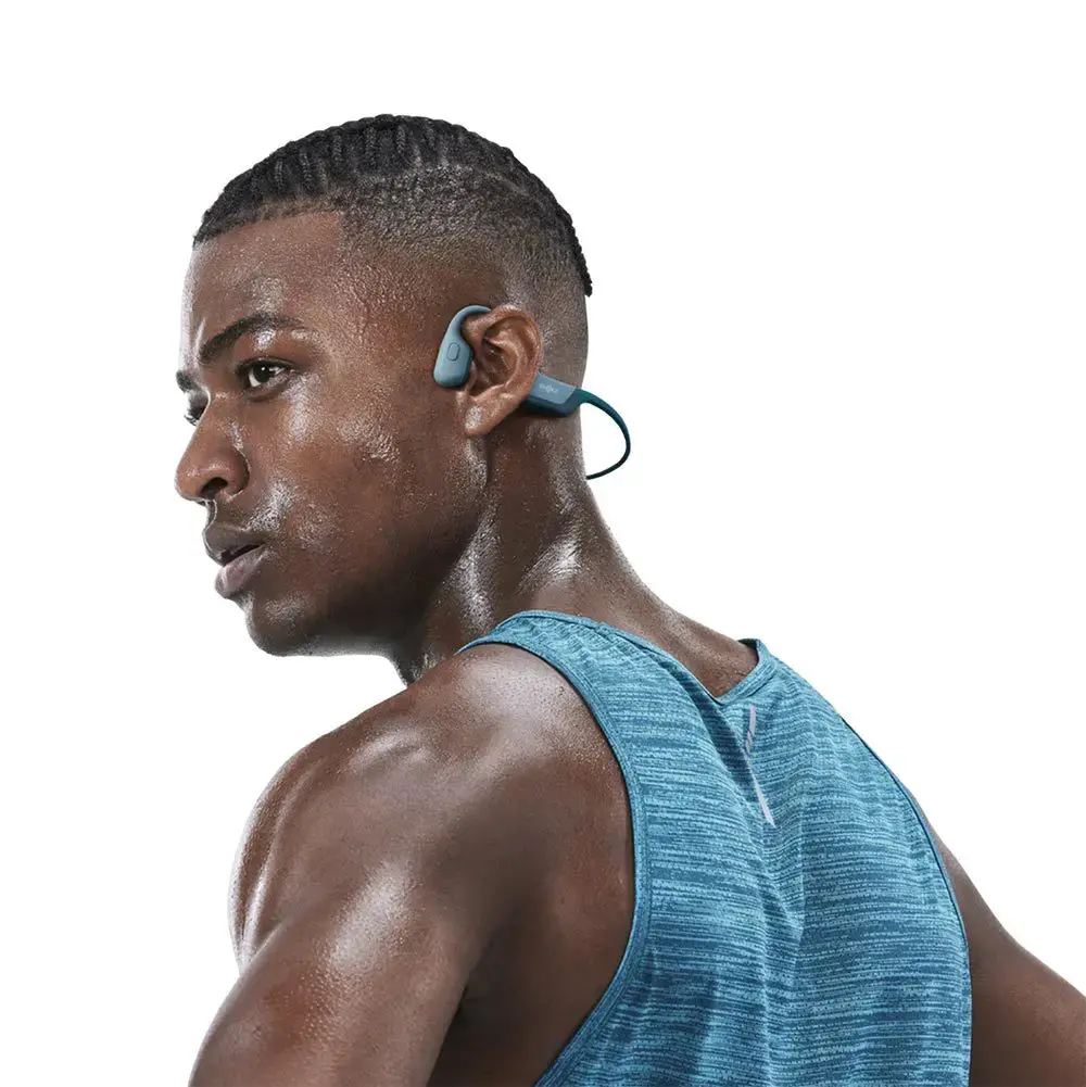 Shokz OpenRun Pro Open-ear Bone Conduction Koptelefoon Blauw