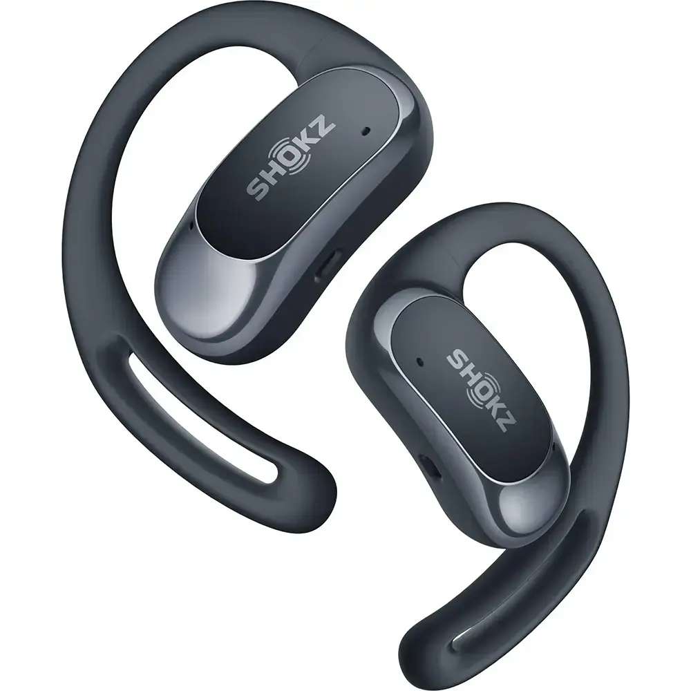 Shokz OpenFit Air Draadloze Open-ear Koptelefoon Zwart