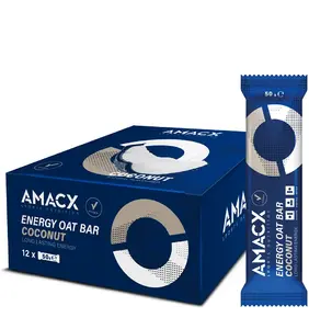 Amacx Energy Oat Sportrepen Kokosnoot 12 stuks