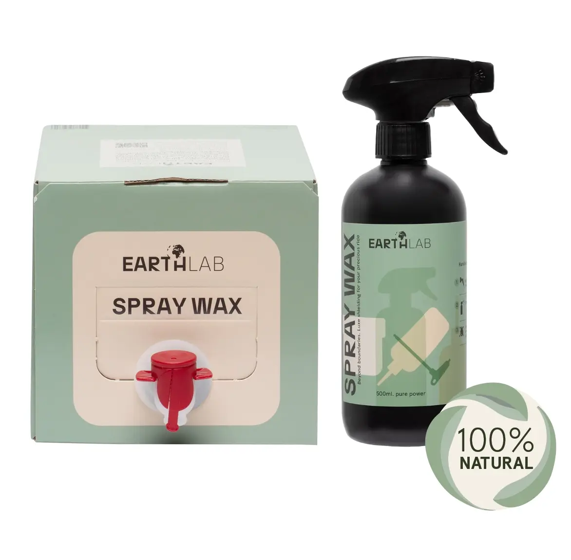 EARTHLAB Spray Wax 500ml + Navul 3 liter