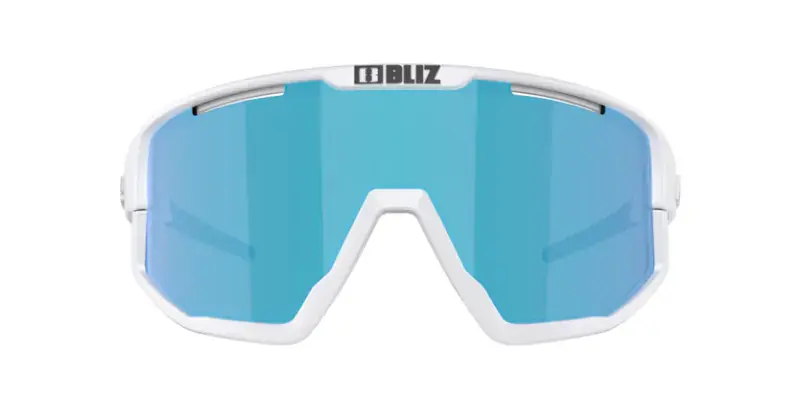 Bliz Fusion Small Sport Zonnebril Mat Wit met Blue Multi Lens