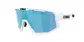 Bliz Fusion Small Sport Zonnebril Mat Wit met Blue Multi Lens