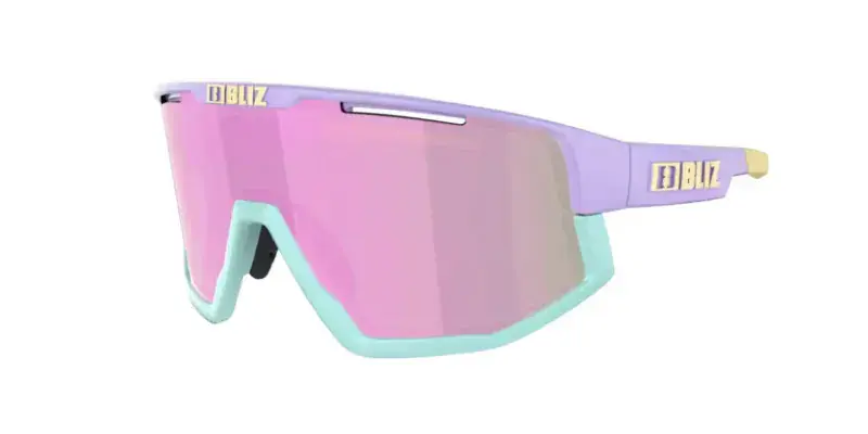 Bliz Fusion Small Sport Zonnebril Mat Pastel Paars met Blue Multi Lens