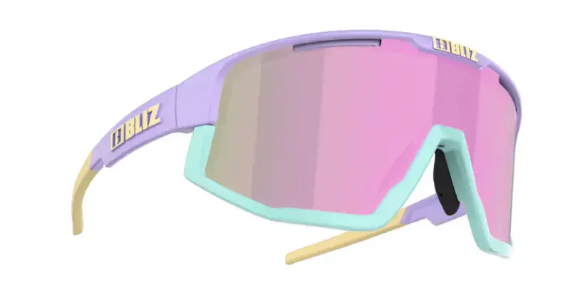 Bliz Fusion Small Sport Zonnebril Mat Pastel Paars met Blue Multi Lens