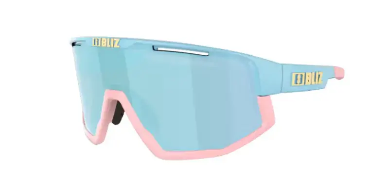 Bliz Fusion Small Sport Zonnebril Mat Pastel Blauw met Blue Multi Lens