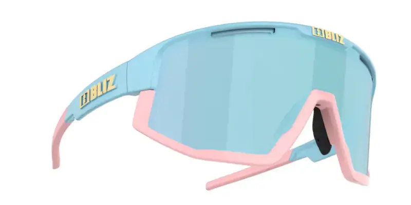 Bliz Fusion Small Sport Zonnebril Mat Pastel Blauw met Blue Multi Lens