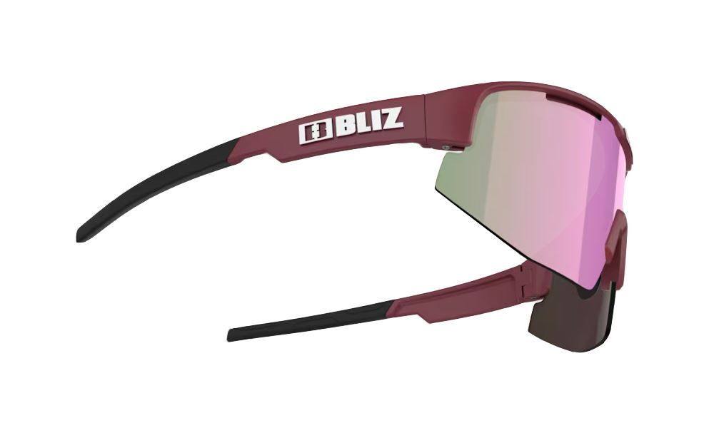 Bliz Matrix Small Sport Zonnebril Mat Rood met Roze Lens