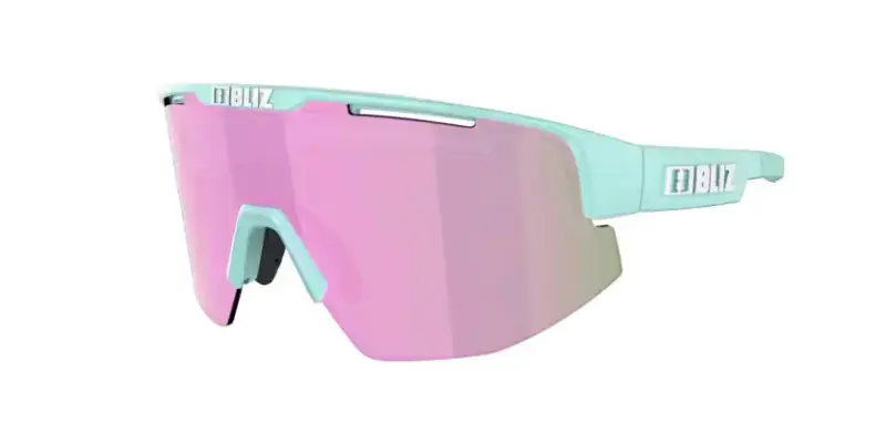 Bliz Matrix Small Sport Zonnebril Mat Groen met Roze Lens