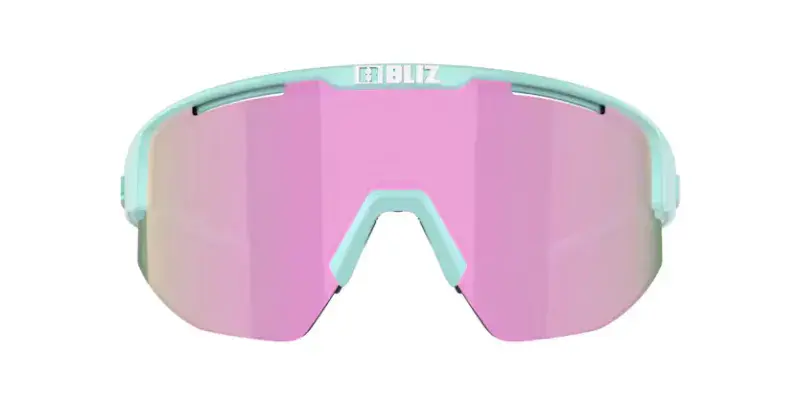 Bliz Matrix Small Sport Zonnebril Mat Groen met Roze Lens