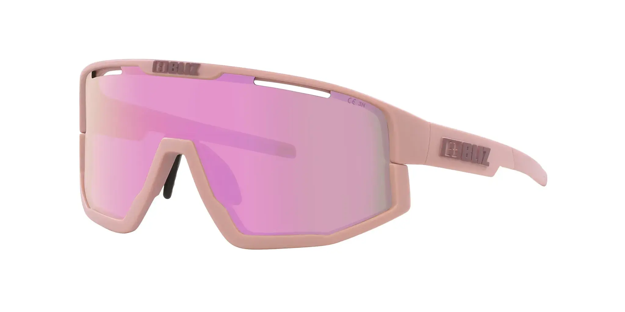 Bliz Fusion Sport Zonnebril Mat Roze met Roze Lens