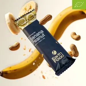 EarthFood High Energy Biologische Energiereep Banaan-Pinda (20 stuks)