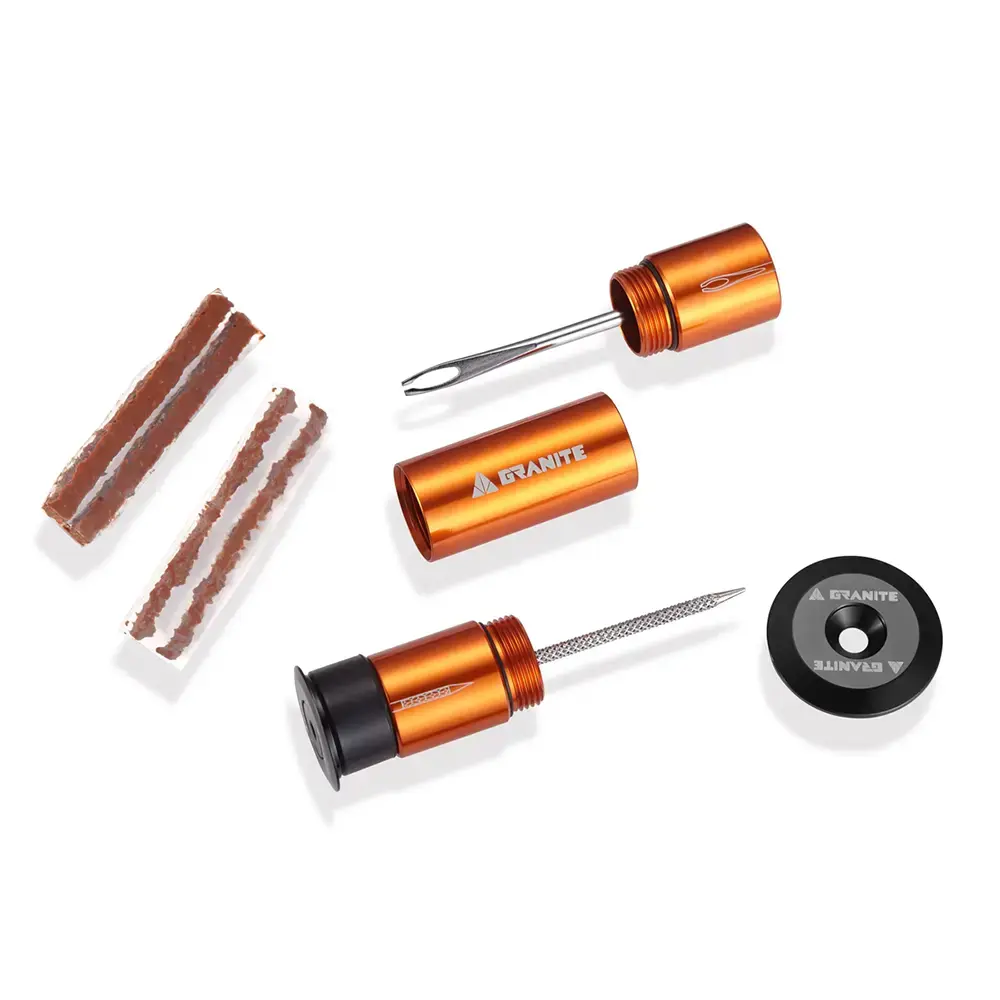 Granite Design Stash Tire Plug Kit Stuur Oranje