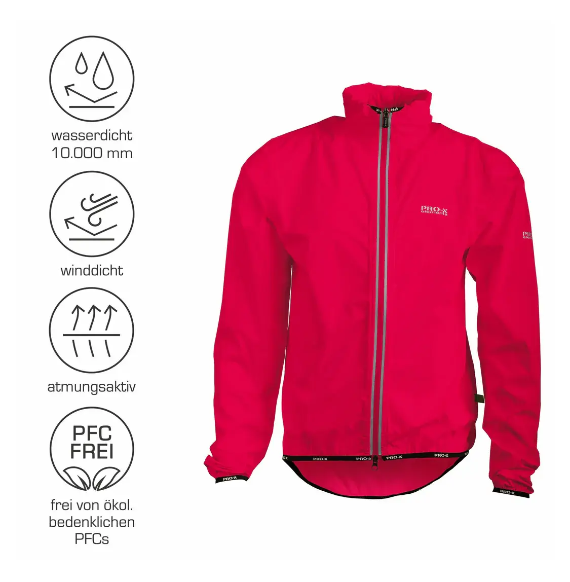 PRO-X elements XL&D Air Regenjack Rood Heren