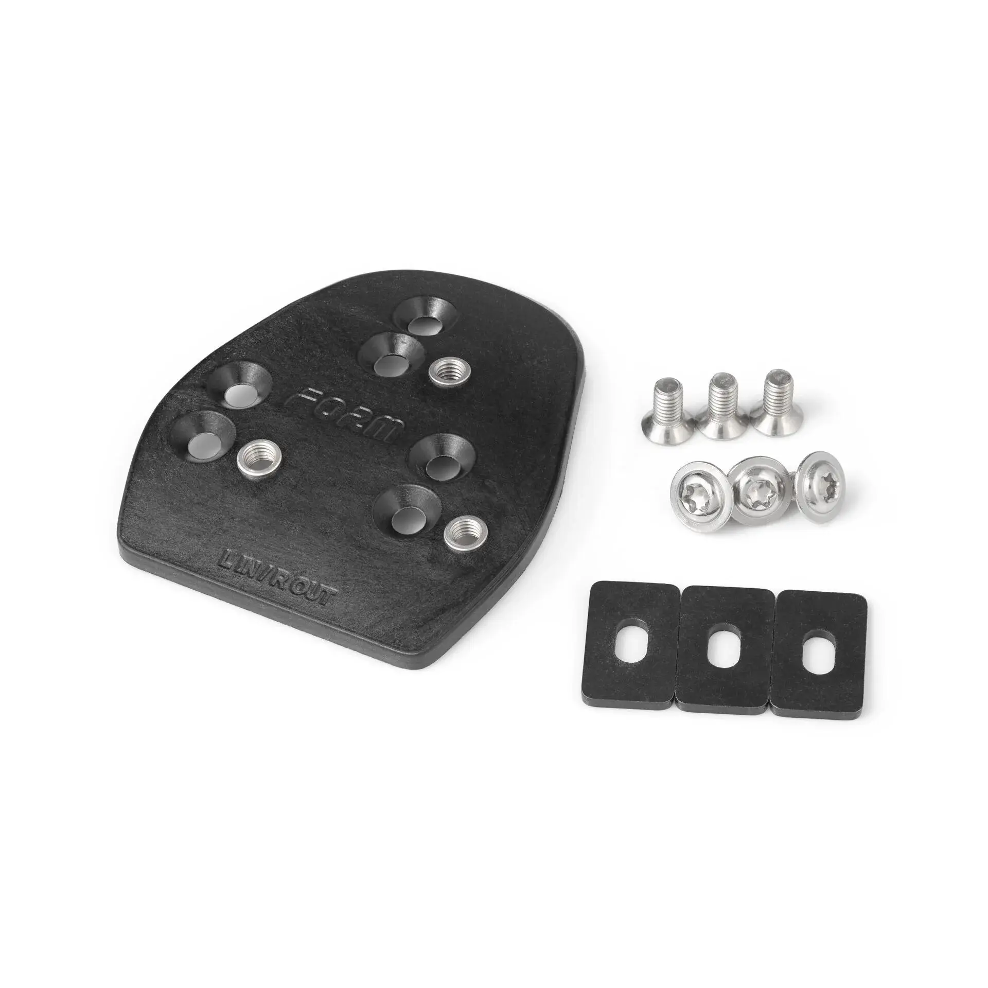 FORM Bikefitting Cleat Extender Plate XPS 3-Hole Kit M/L Shimano SPD SL 2 Stuks