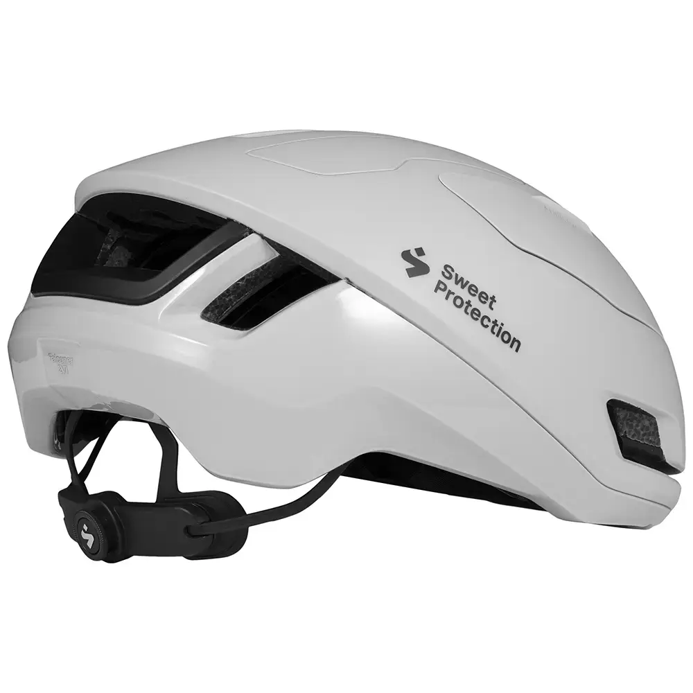 Sweet Protection Falconer Aero 2Vi MIPS Race Fietshelm Wit/Grijs