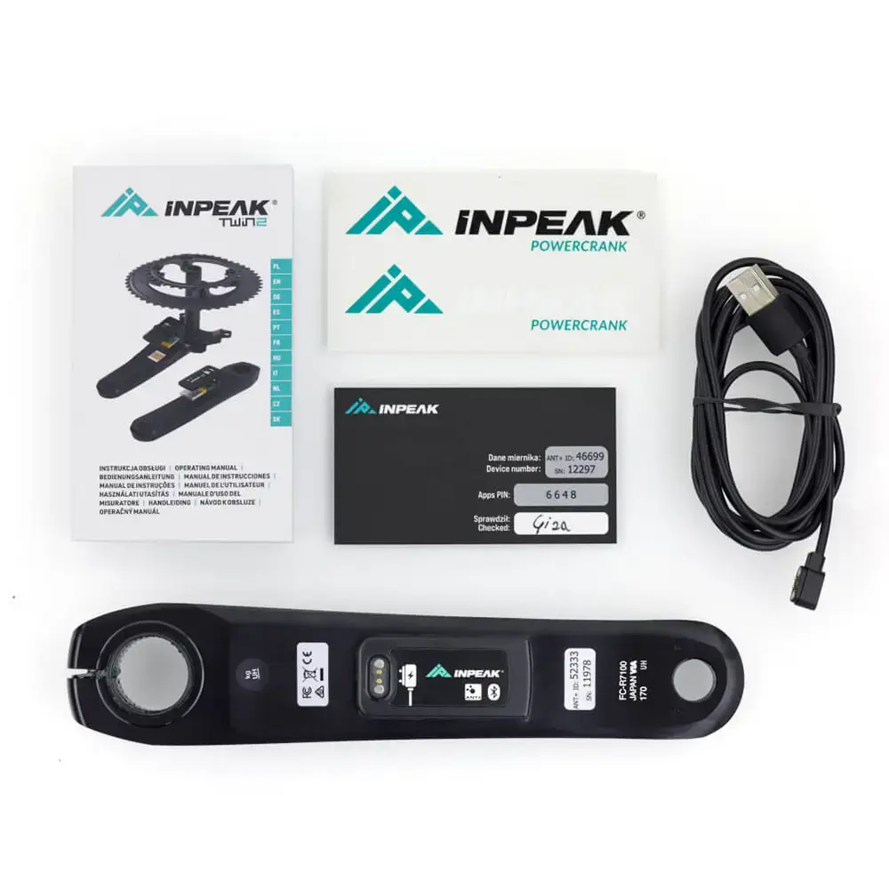 INPEAK Powercrank-E Single Shimano 105 FC-R7100 Power Meter