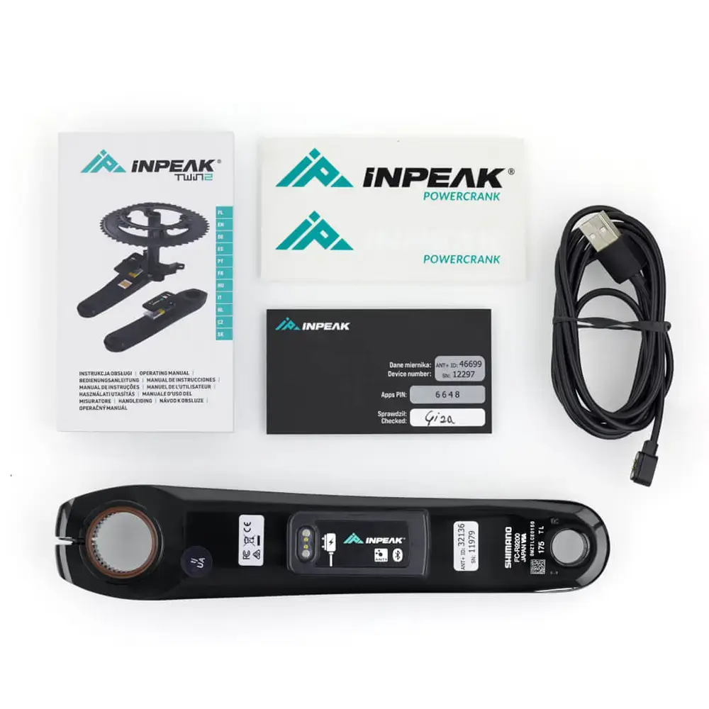 INPEAK Powercrank-E Single Shimano Dura-Ace FC-R9200 Power Meter