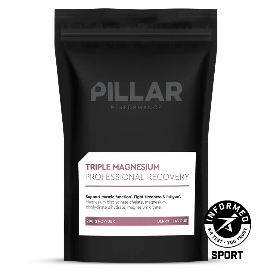 Pillar Triple Magnesium Poeder Bessen Zak 200g