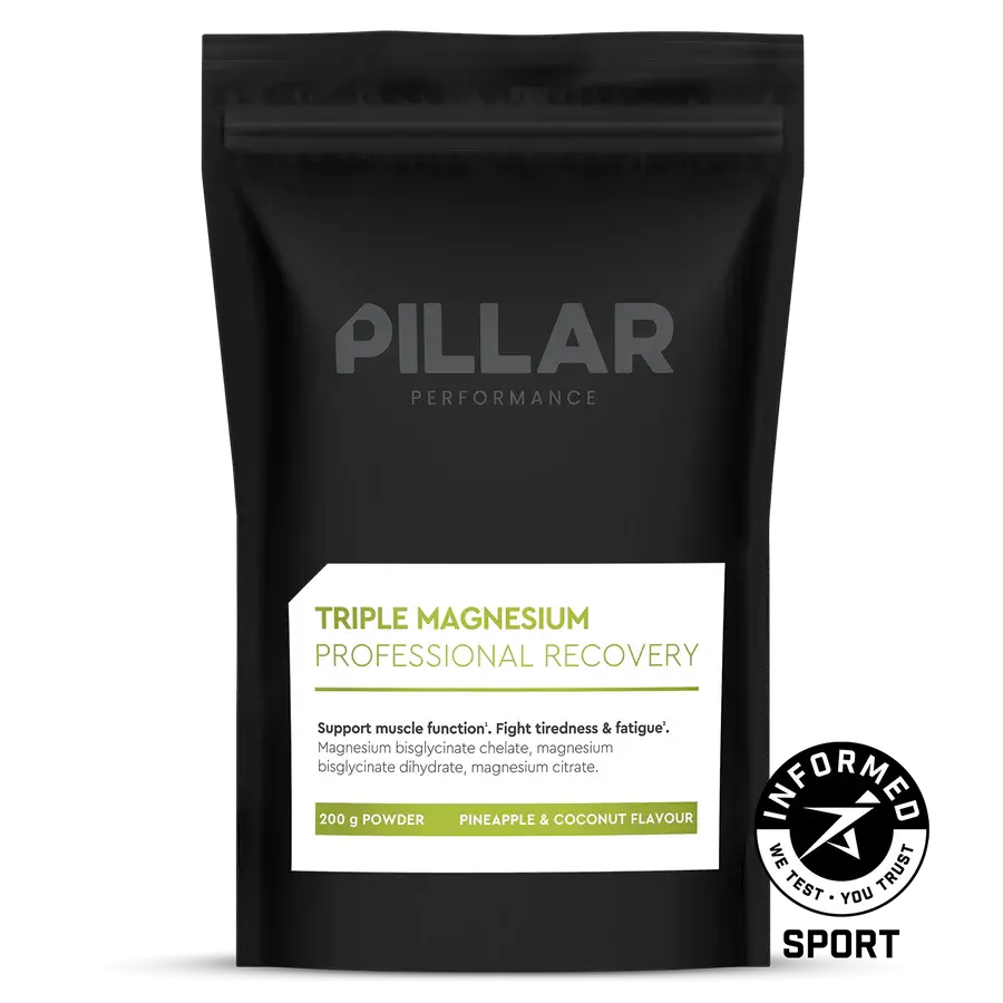 Pillar Triple Magnesium Poeder Ananas en Kokosnoot Zak 200g