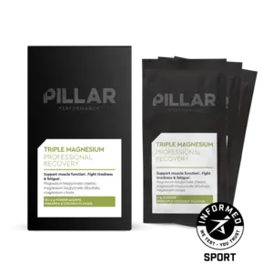 Pillar Triple Magnesium Poeder Ananas en Kokosnoot Travel Pack 15x5g